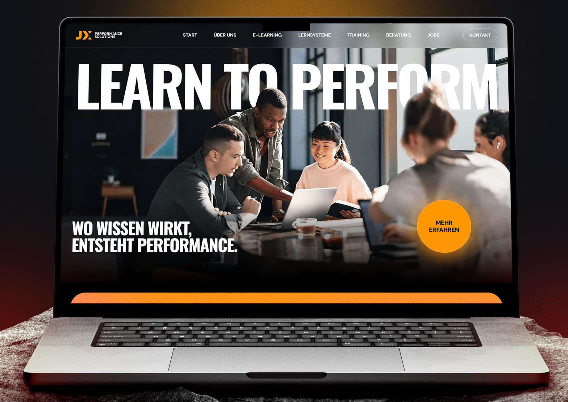JX consulting firm website design