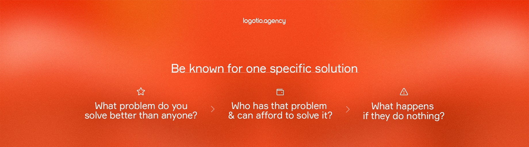 TOFU - be known for one solution