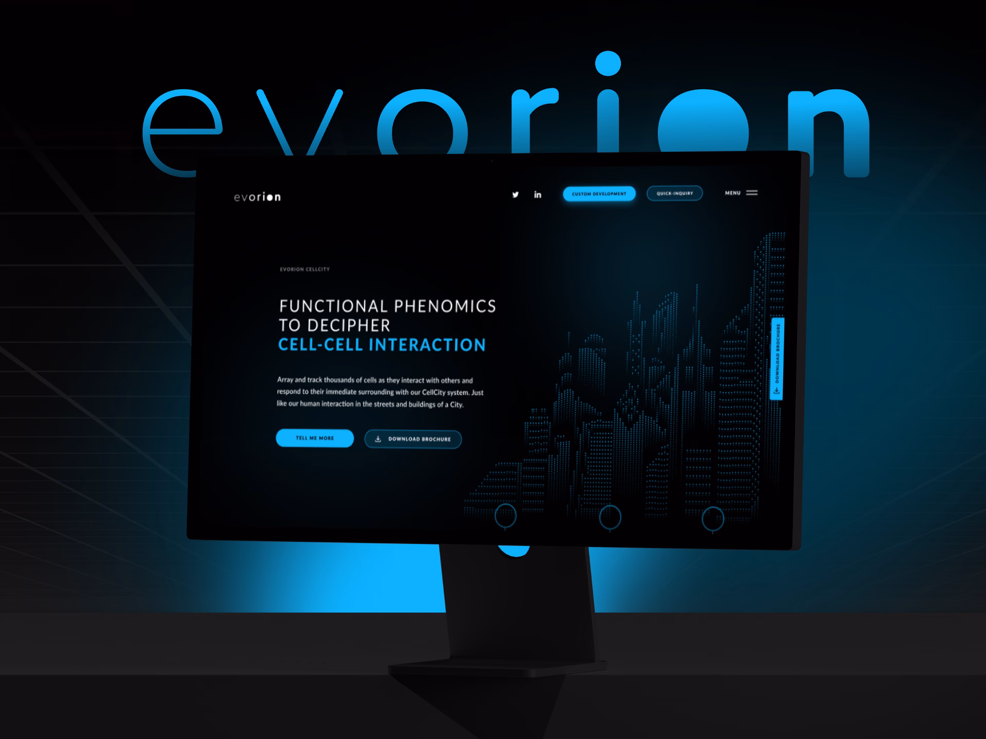 evorion website overview