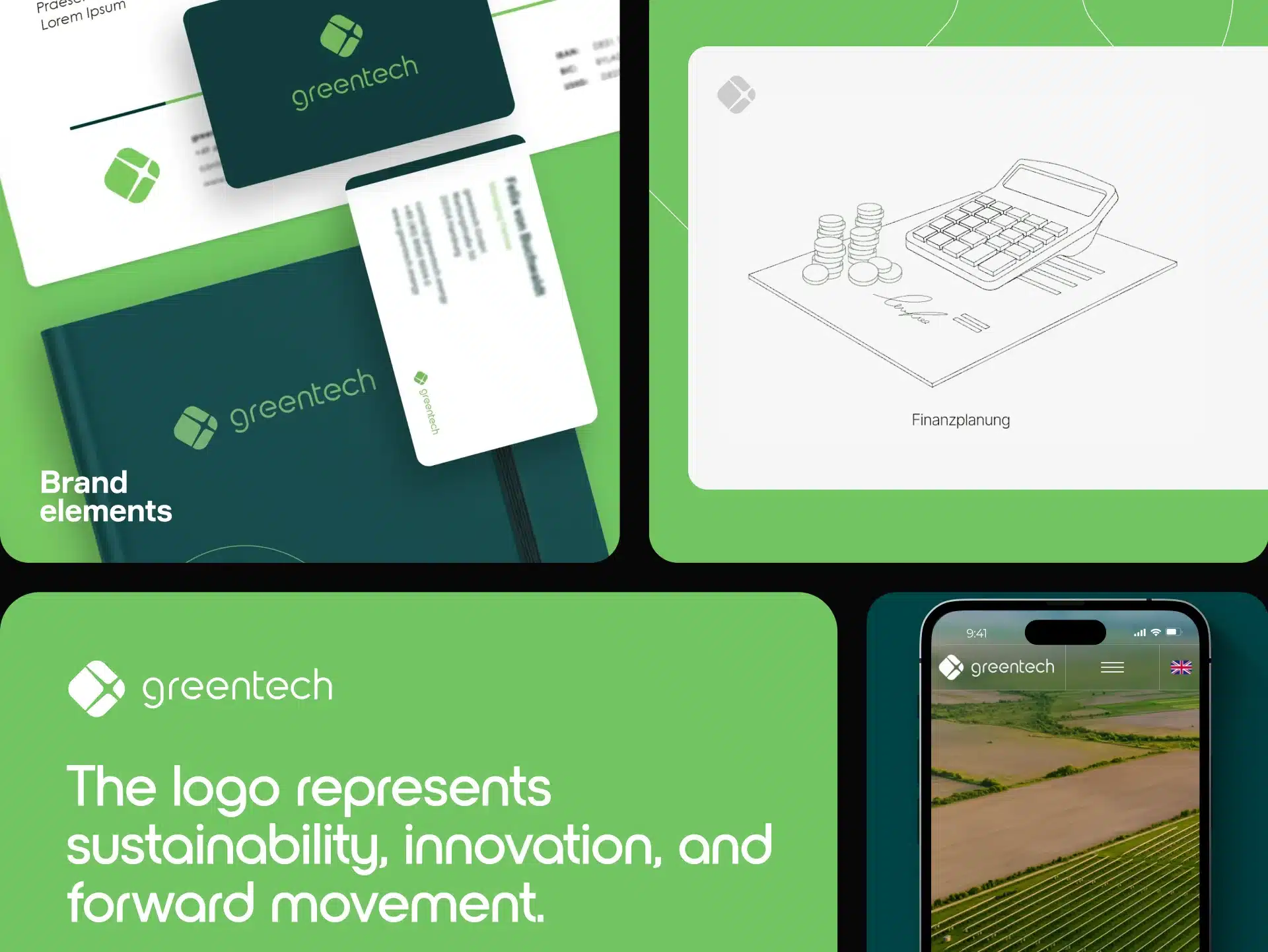 greentech brand identity